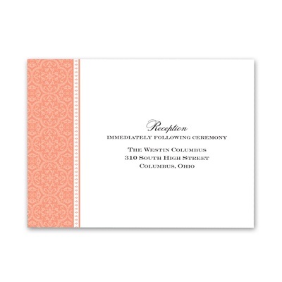 Sweet Sophistication - Tango - Reception Card