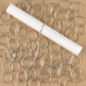 Silver Scroll Rings