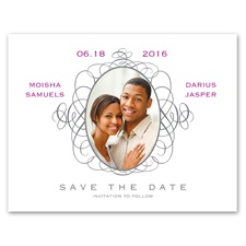 Antique Frame - Photo Save the Date Card