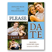 Save the Date Card & Envelope