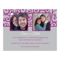 Sensational Swirls - Amethyst - Save the Date Card