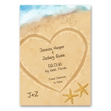 Just Beachy - Save the Date Card