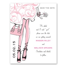 This Girl's Engaged - Save the Date Card
