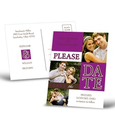 Save the Date Postcard