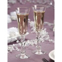 Gold Trim Champagne Flutes