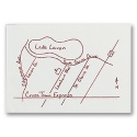 Natural White Map Card