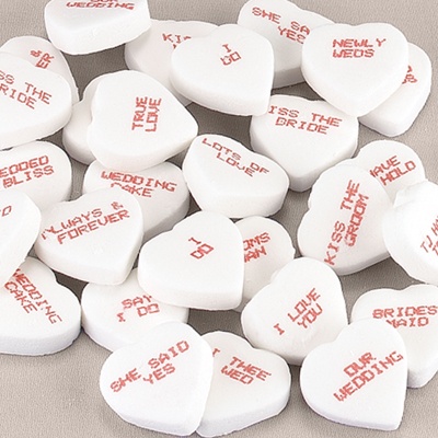 Wedding Candy Hearts