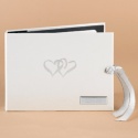 Swish Hearts Guest Book - Personalized