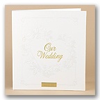 White Pearl Floral Heart Album - Personalized