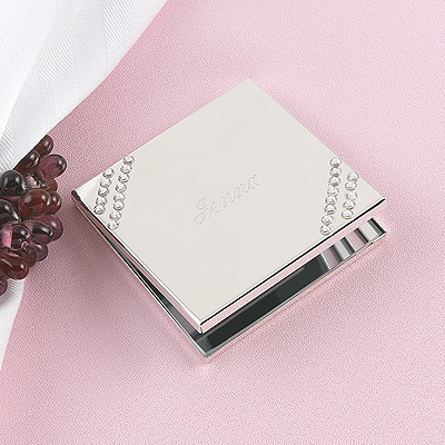 Rhinestone Compact