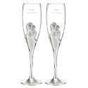Sparkling Love Wedding Toasting Flutes