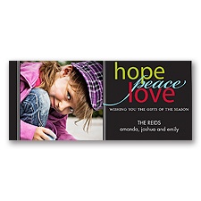 Seasonal Wishes - Photo Holiday Card