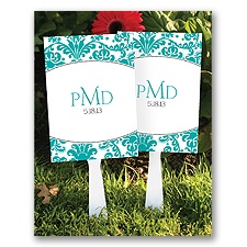 Stylish Damask Favor Fan