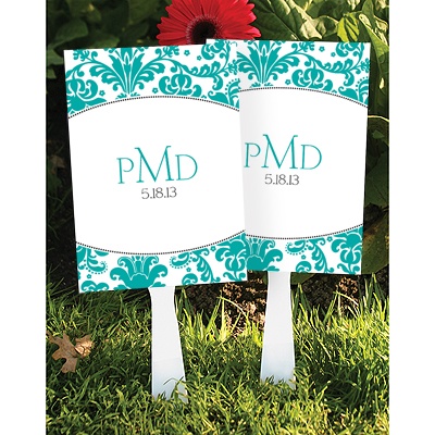 Stylish Damask Favor Fan