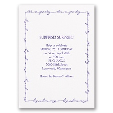 It's A Party - Invitation