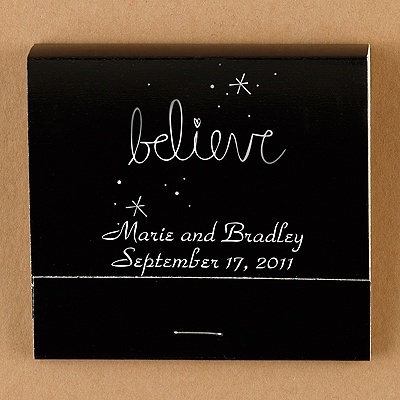 Personalized Black Matches