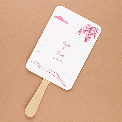 Tropical Favor Fans