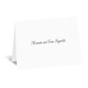 Bright White Thank You Card and Envelope
