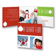 Oh What Fun - Photo Holiday Card