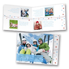 Starry Wishes - Storyline Photo Holiday Card