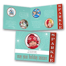 Sparkle Season - Storyline Photo Holiday Card