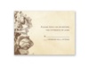 Etched Roses - Response Card and Envelope