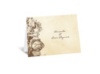 Etched Roses - Thank You Card and Envelope
