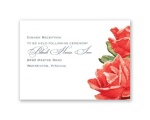 Sentimental Roses - Red - Reception Card