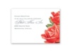 Sentimental Roses - Red - Reception Card