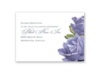 Sentimental Roses - Purple - Reception Card