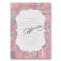 Sentimental Roses - Pink - Invitation