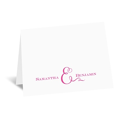 Two of Us - Thank You Card and Envelope