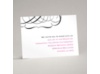 Elegant Monogram - Reception Card