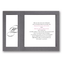 Elegant Monogram - Layered Invitation
