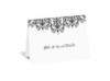 Chandelier Damask - Thank You Note and Envelope