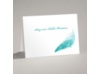 Delicate Feather - Thank You Card and Envelope