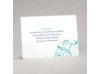 Swirling Love Birds - Reception Card