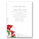 Colorful Calla Lily - Bright Red - Invitation