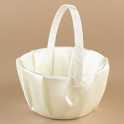 Ecru Satin Basket