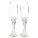 Ocean Toasting Flutes