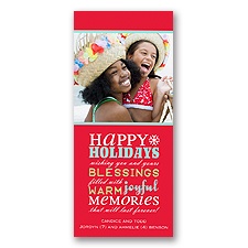 Bountiful Wishes - Photo Holiday Card