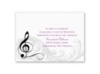 Noteworthy - Reception Card