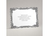 Vintage Filigree - Black - Reception Card