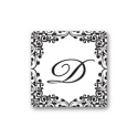 Vintage Filigree - Black - Envelope Seal