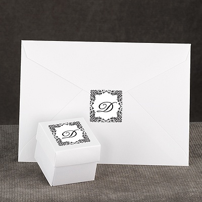 Vintage Filigree - Black - Seal