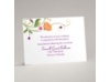 Fresh Floral Monogram - Reception Card