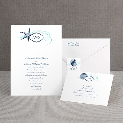 Beach Treasures - Invitation