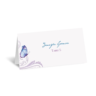 Delicate Butterfly - Mosaic - Escort Card