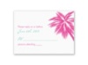 Tropical Palms - Fuchsia Response Card and Envelope