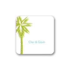 Tropical Palms - Green - Seal